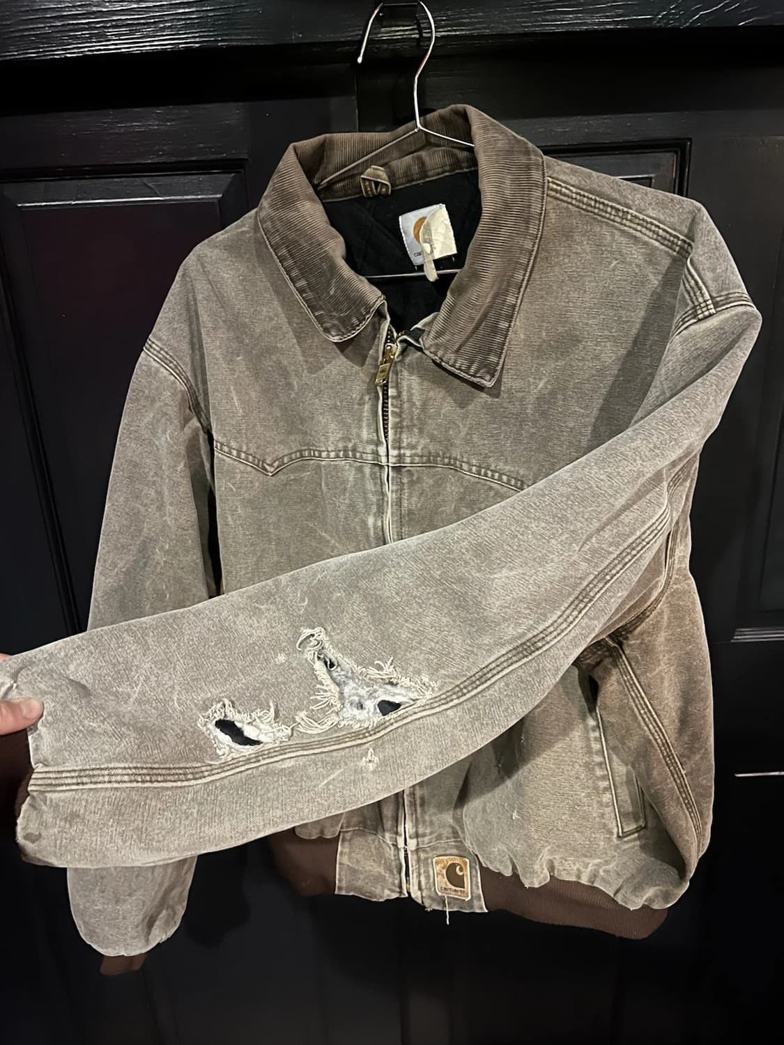 칼하트 JQ2382 디트로이트 자켓 체스트넛 상품이미지4