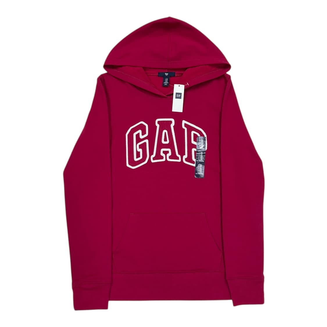 GAP 갭 스펠로고 딱붙핏 기모 후드티 XS 상품이미지1