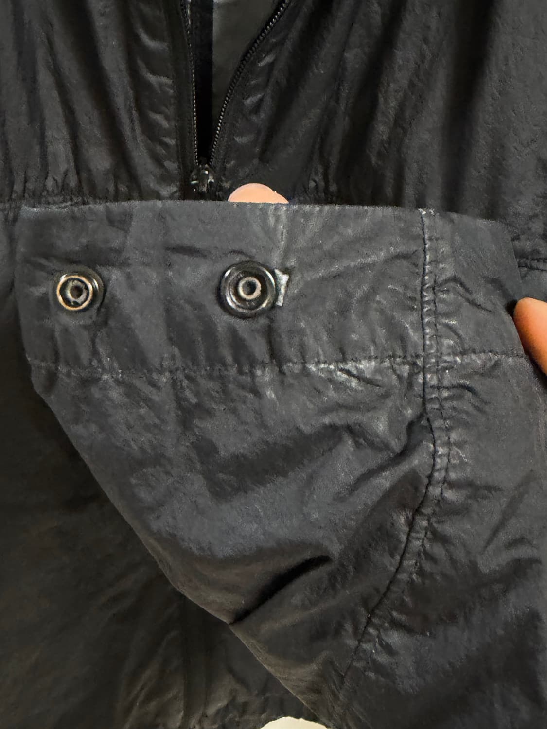 급처 스톤아일랜드 멤브라나 3L TC 바람막이 블랙 XL 상품이미지5