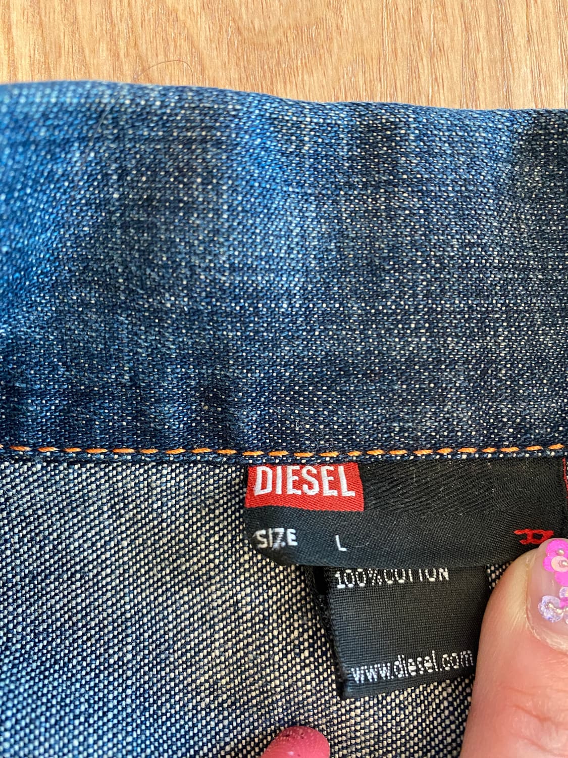 디젤 청자켓 L  상품이미지6