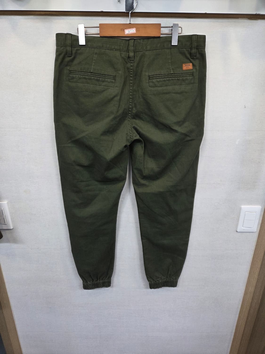 팀버랜드 슬림 테이퍼드 밀리터리 코튼 조거팬츠 34 상품이미지2