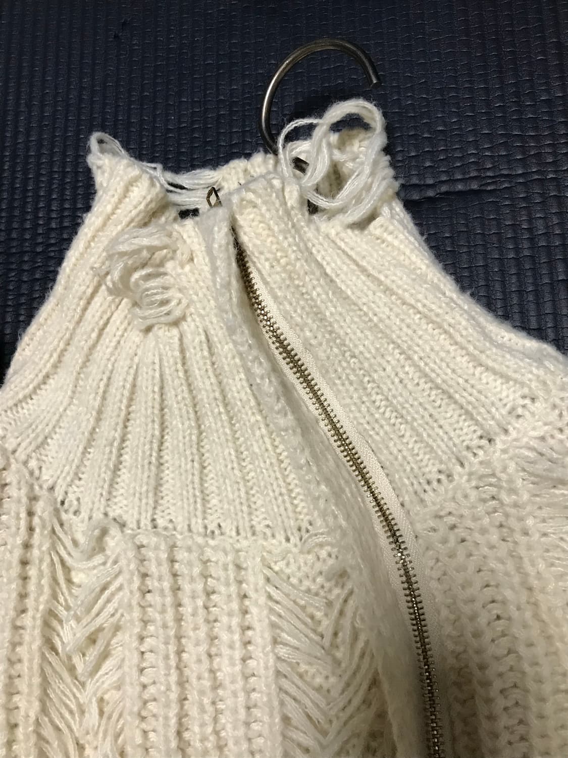 털 니트자켓 상품이미지2