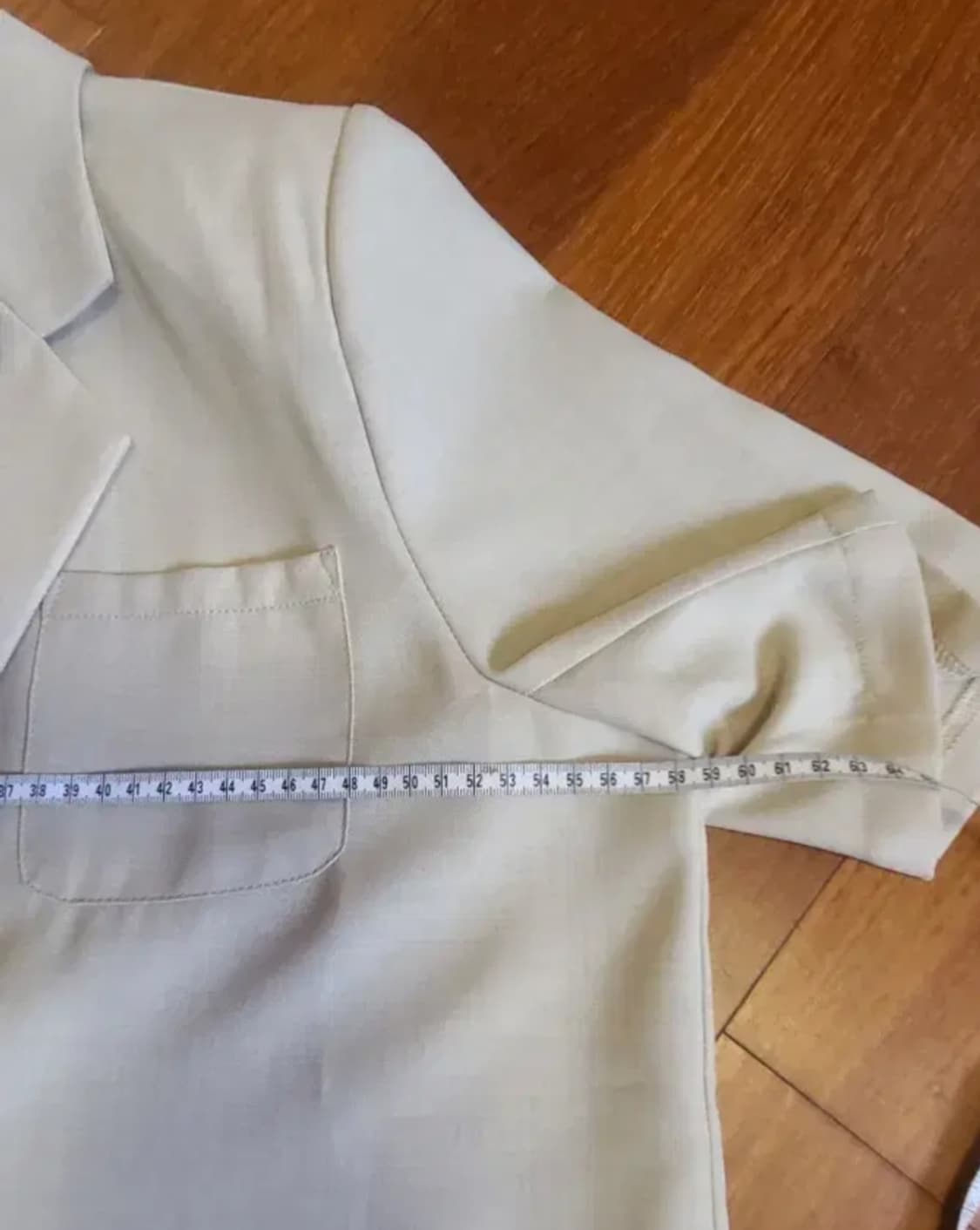 LECCOVE 베이지 반팔 자켓 상품이미지5