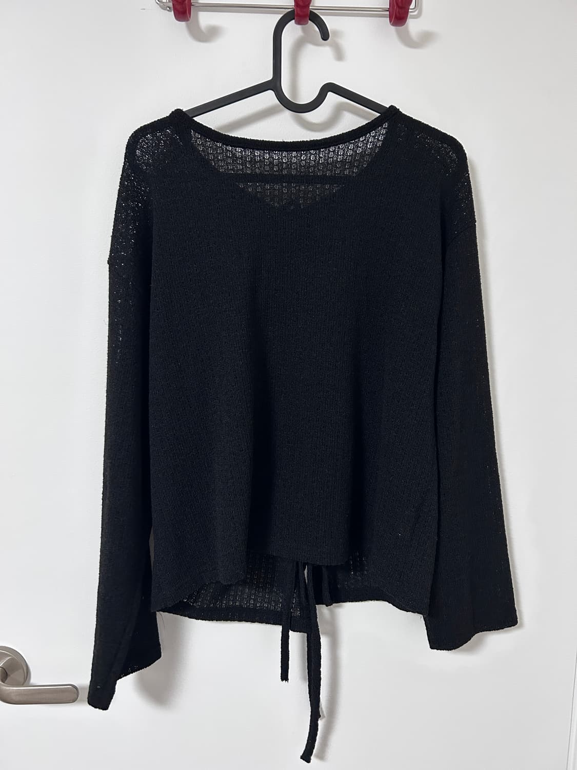 여름용 그물 니트 가디건 상품이미지5