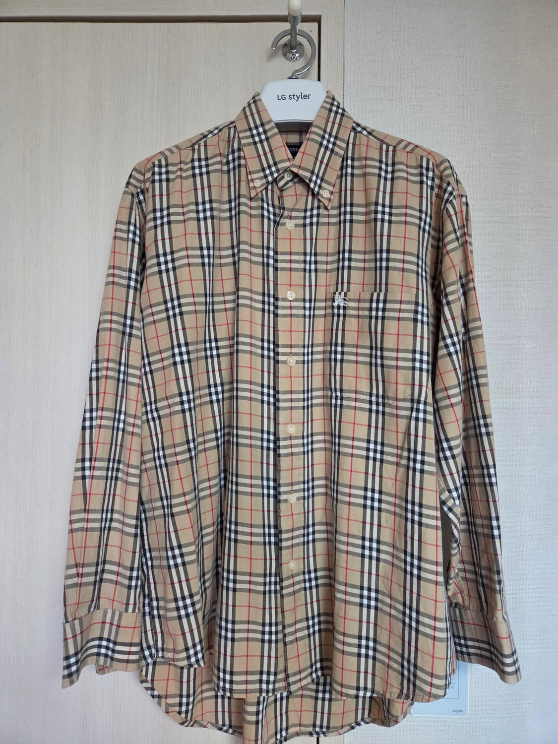 버버리 런던 클래식 노바체크 셔츠 (황금사이즈 S/95-100) 상품이미지1