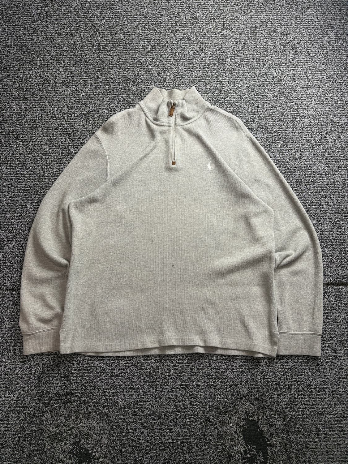 폴로 랄프로렌 포니로고 미니멀 하프 집업 니트 3034 상품이미지2