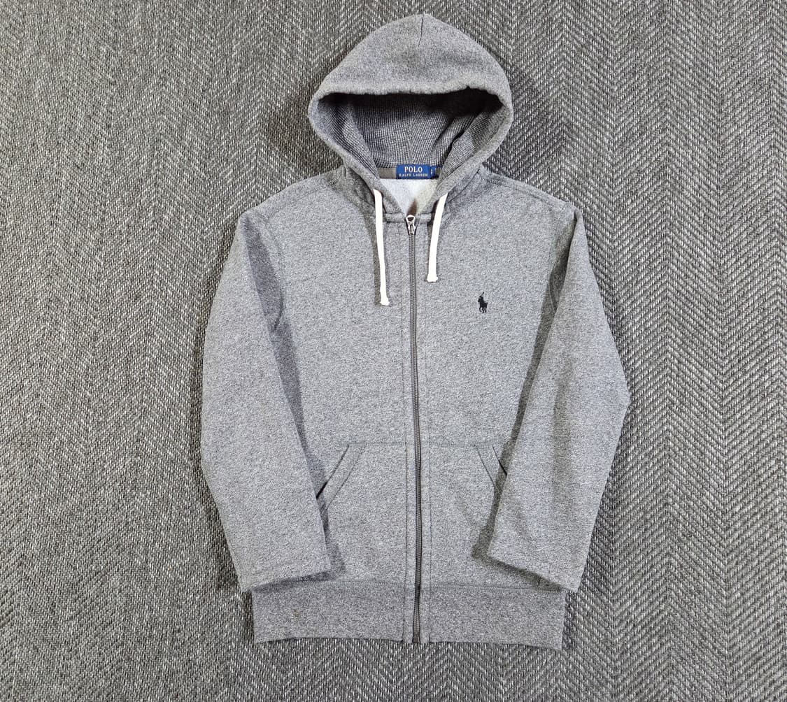 폴로 랄프로렌 차콜 그레이 풀집업 후드집업
 상품이미지1