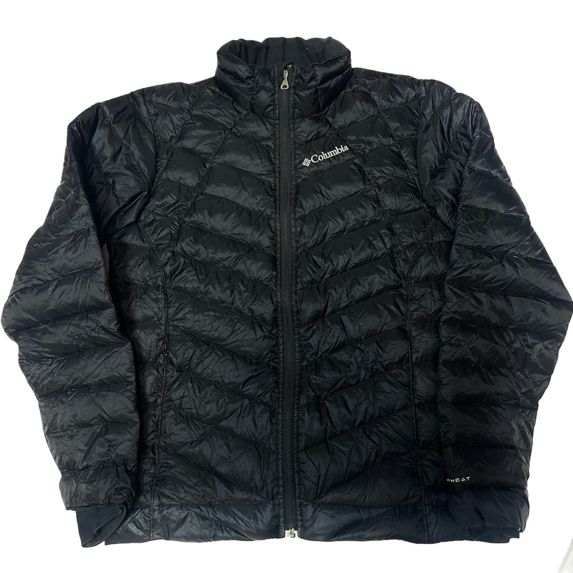 컬럼비아 블랙 나일론경량패딩 M 상품이미지1
