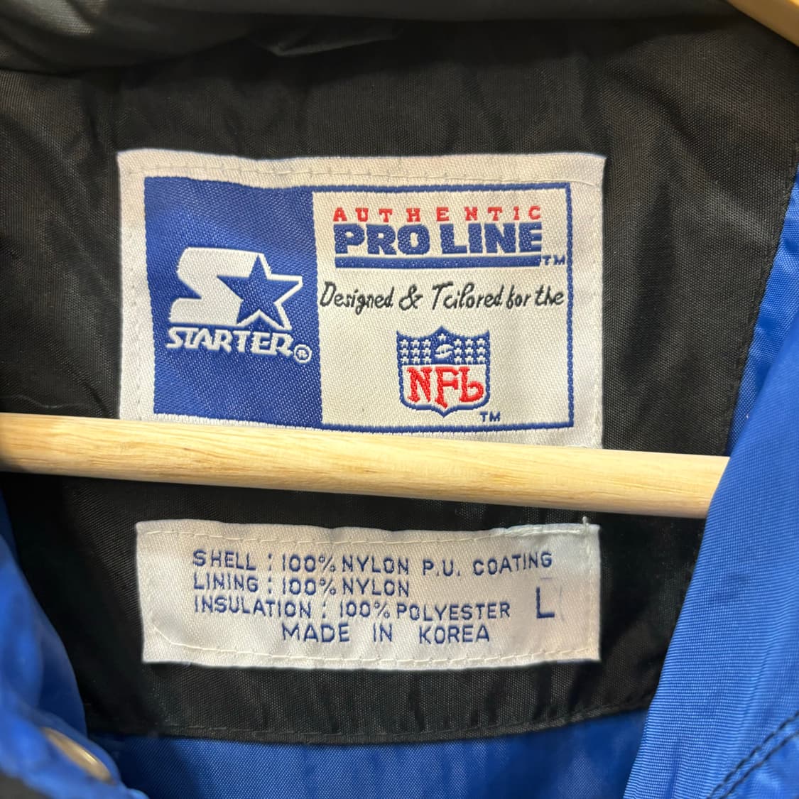 스타터 X NFL 90s 올드스쿨 버팔로 빌스 바람막이 L 상품이미지6