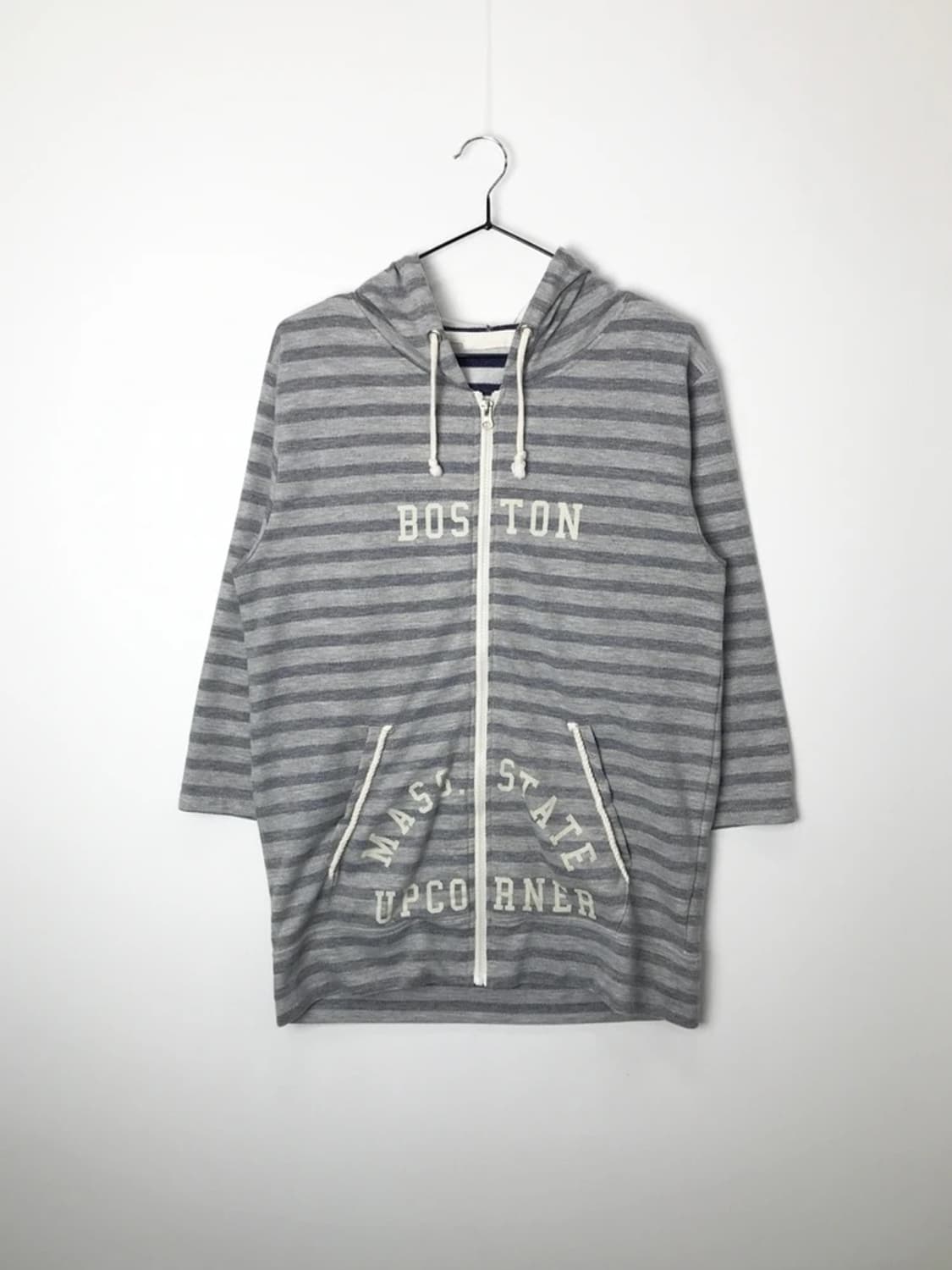Jpn Boston Stripe Long Zip Hoodie 상품이미지5
