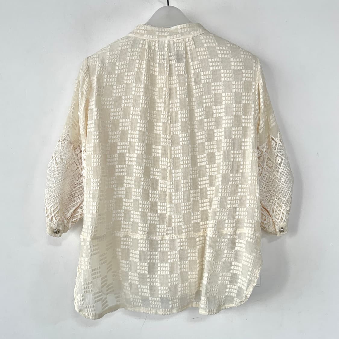 마인 MINE 23 레이스 포인트 블라우스 상품이미지5