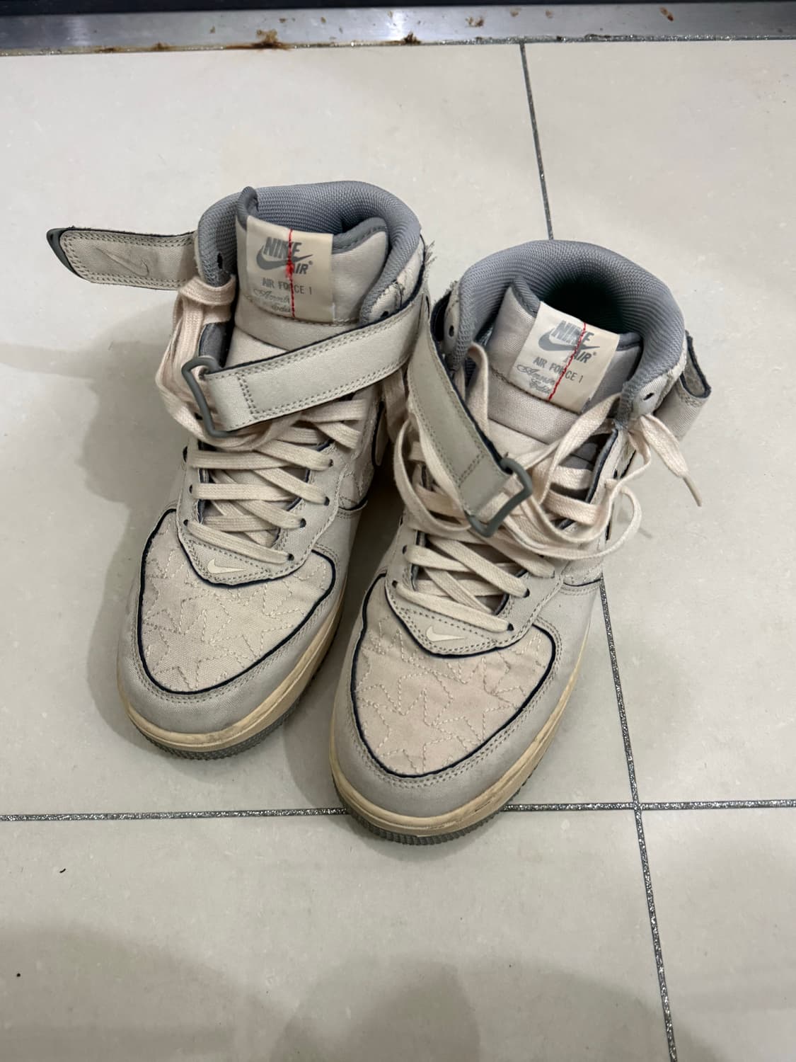 나이키 에어포스 미드 펄화이트 270 상품이미지1