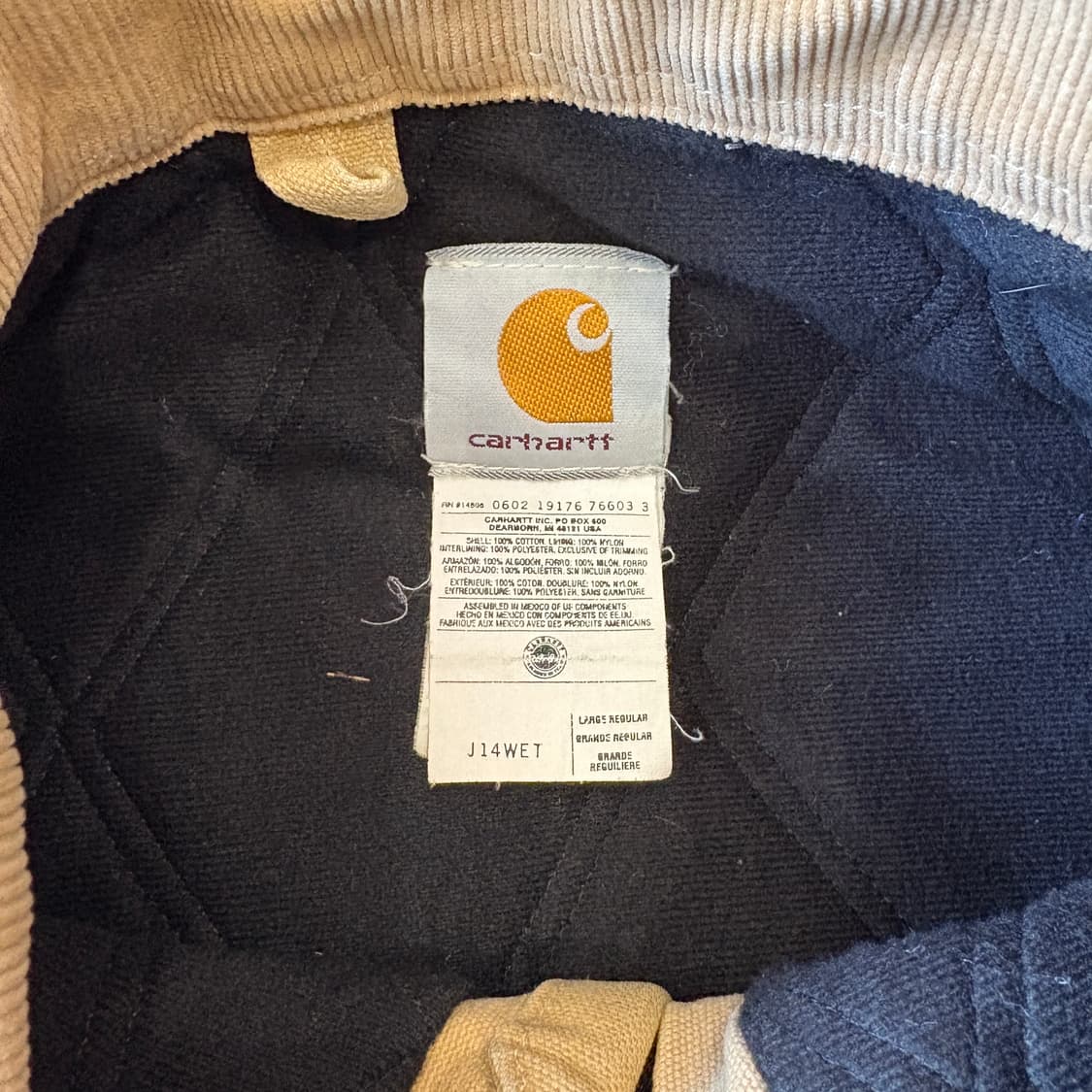 칼하트 정품 베이지 산타페 자켓 상품이미지6