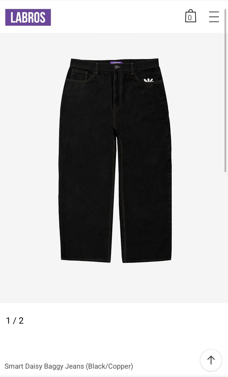 라브로스 Smart Daisy Baggy Jeans (S사이즈) 상품이미지1