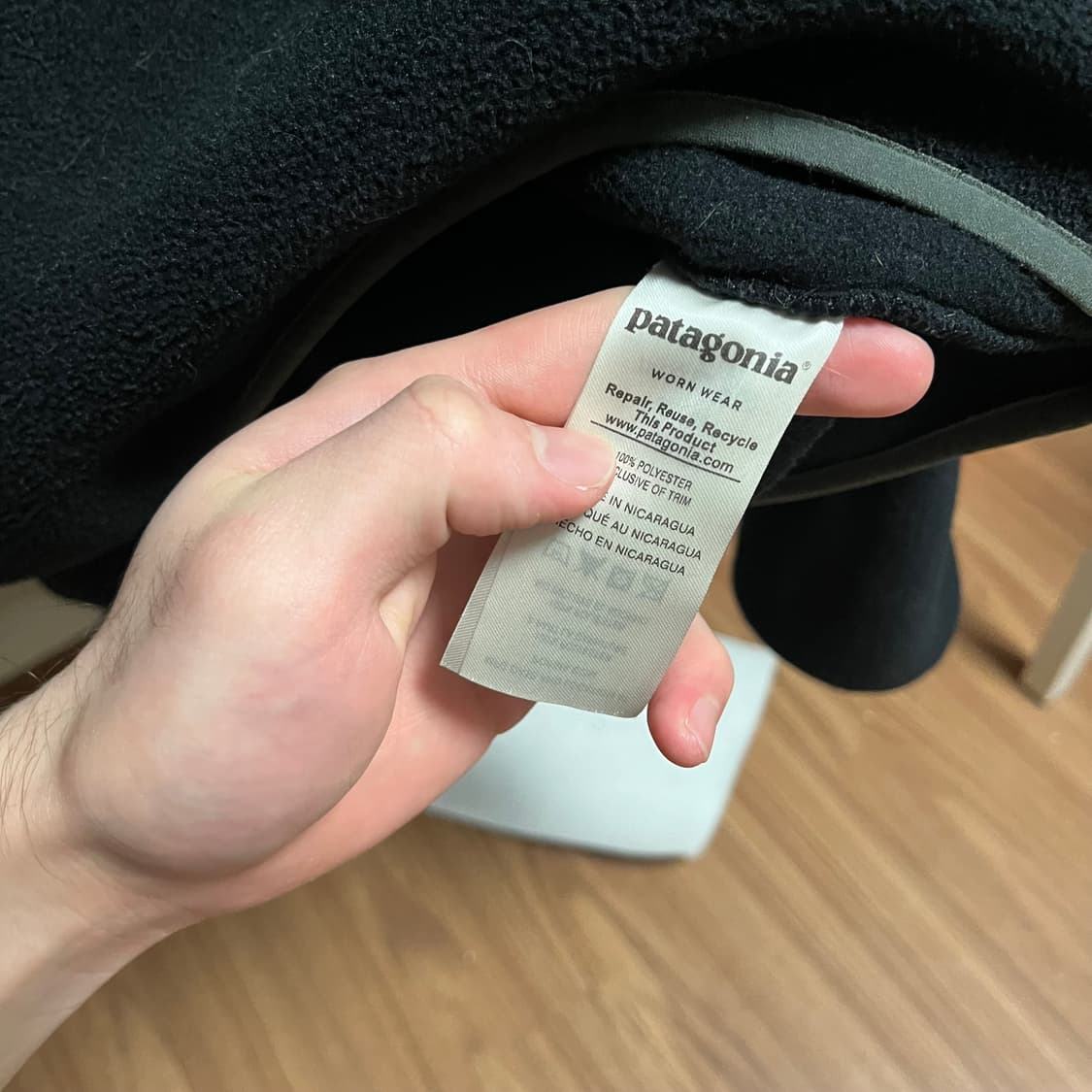 파타고니아 신칠라 블랙 그레이 m (100~105) 상품이미지3