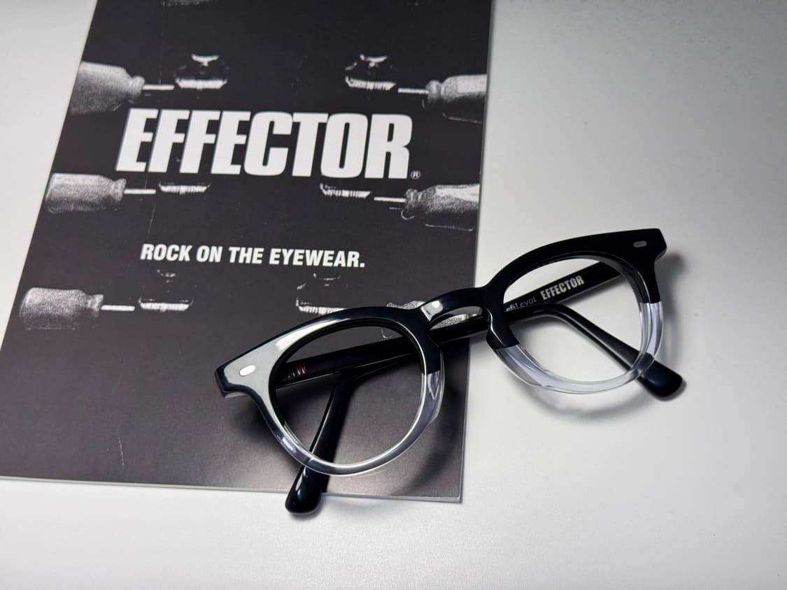 이펙터 EFFECTOR 앤디워홀 BK2 일본 볼드 뿔테 안경 0165 상품이미지1