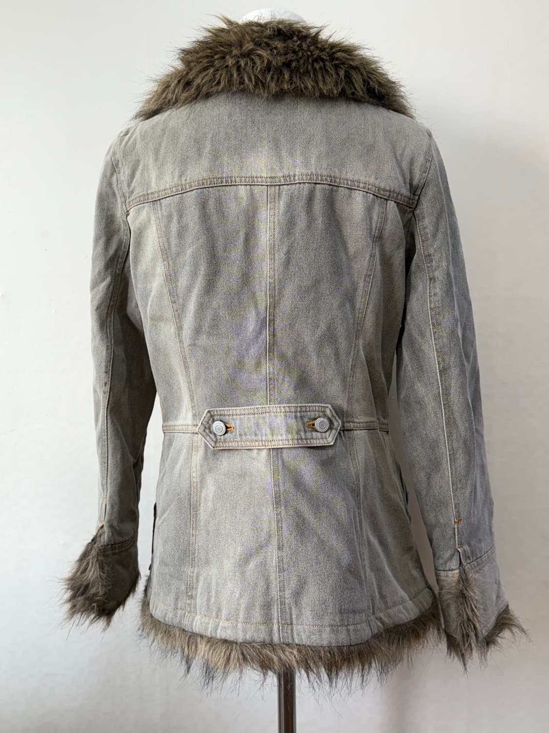 빈티지 페이크퍼 코튼 자켓 상품이미지2