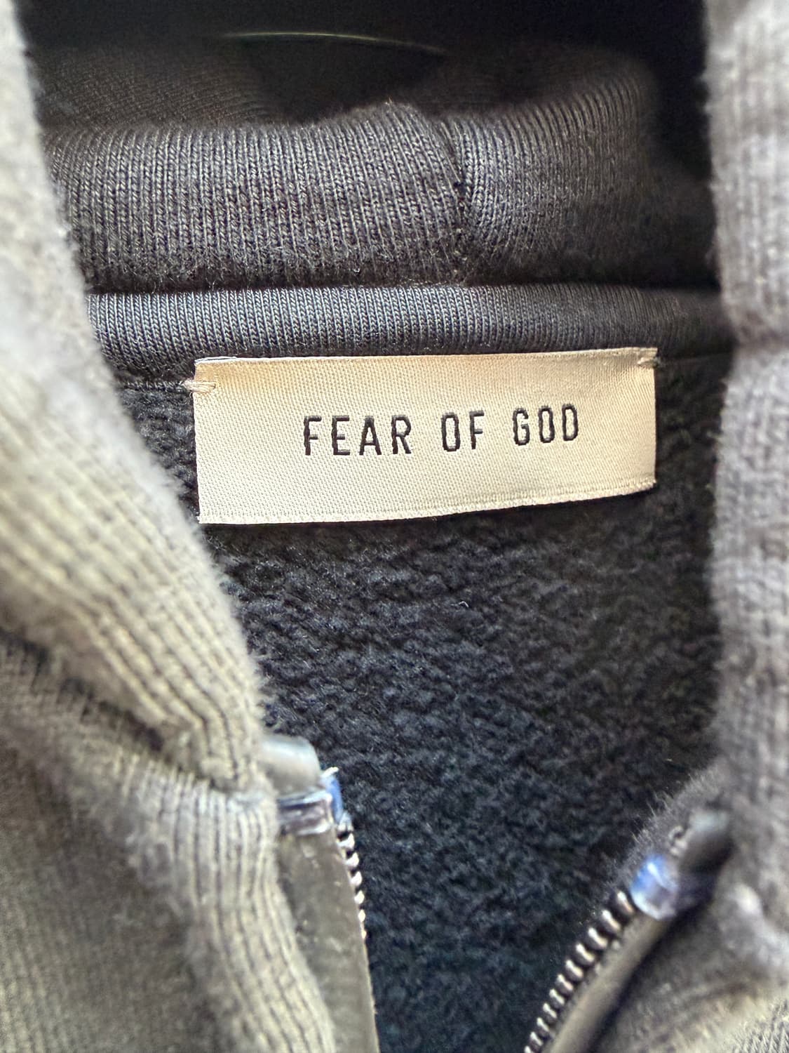 피어오브갓 8th 풀 집업 후드 빈티지 블랙 시빌 7th 이터널 FOG  상품이미지2