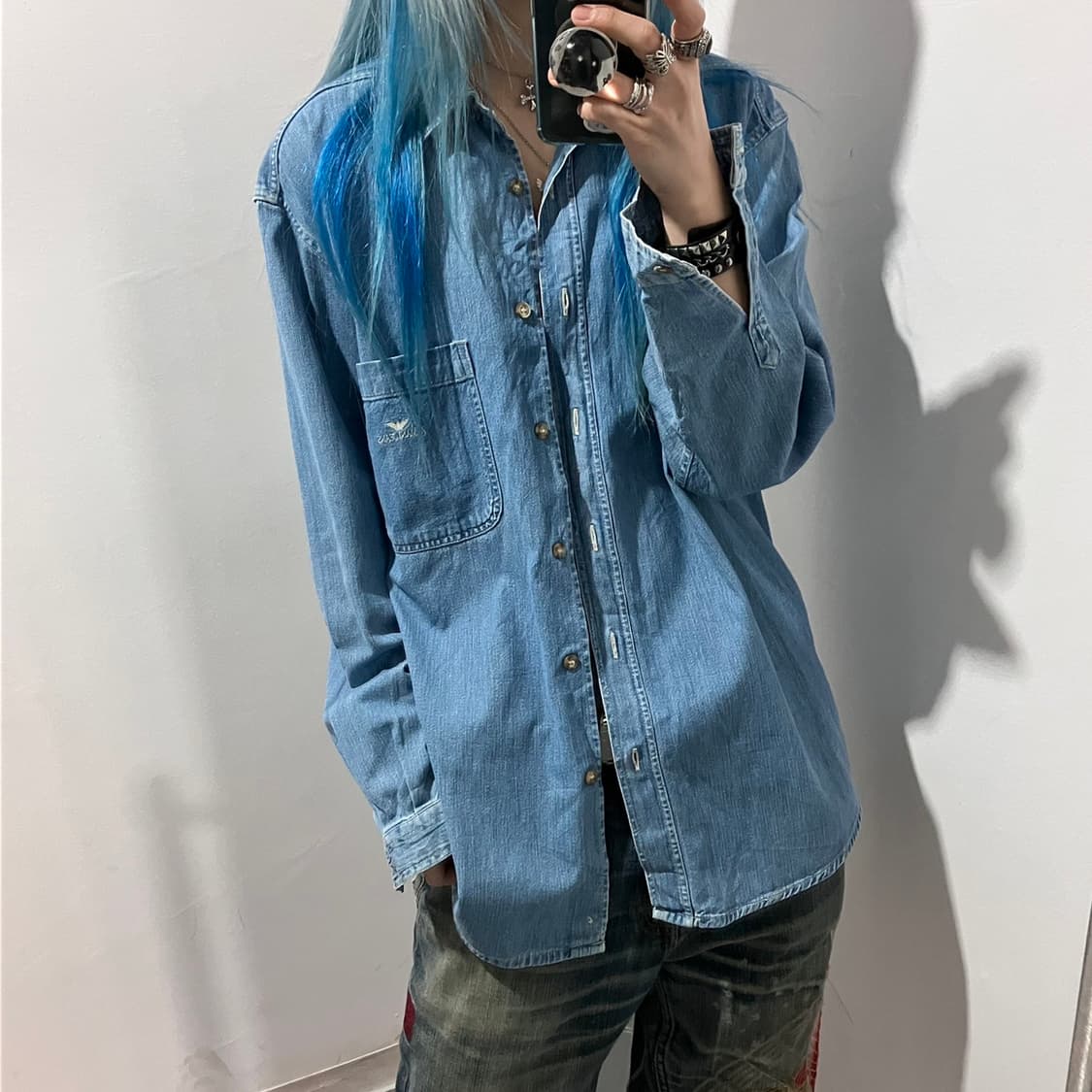 아르마니 진 데님셔츠 상품이미지1