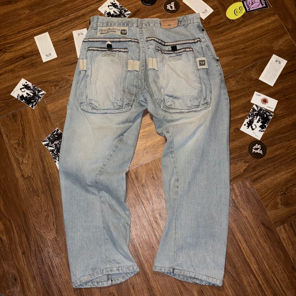 Diesel washed curve pocket denim pants 상품이미지3