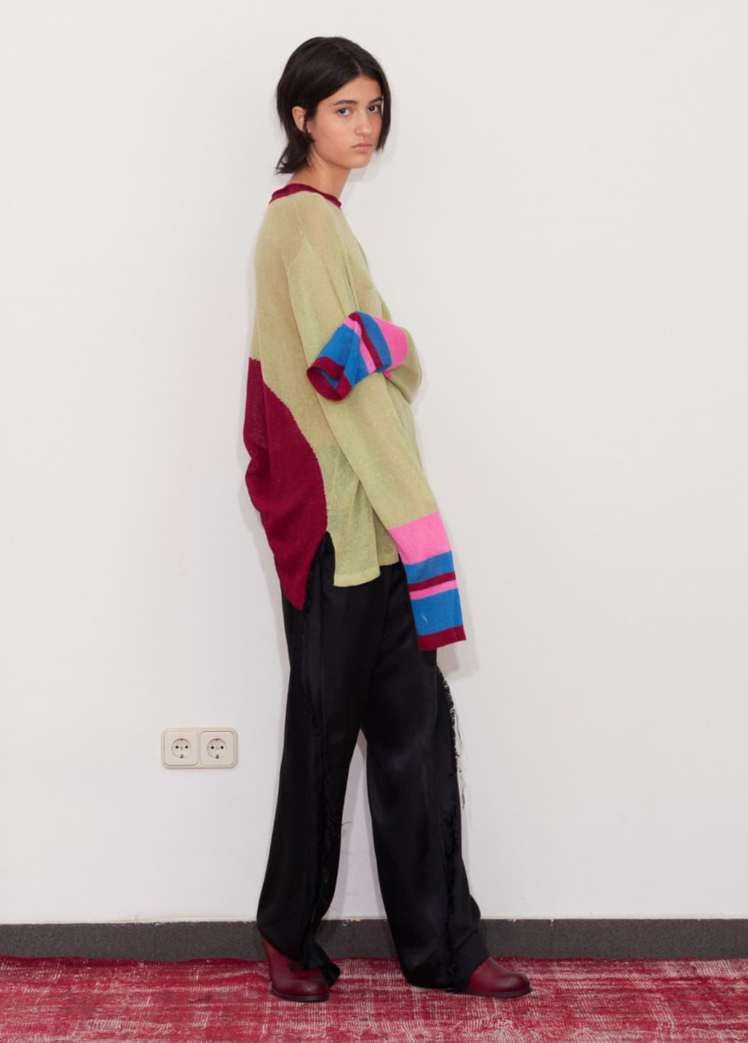 에드워드 커밍 하프문 루즈 스웨터 상품이미지3