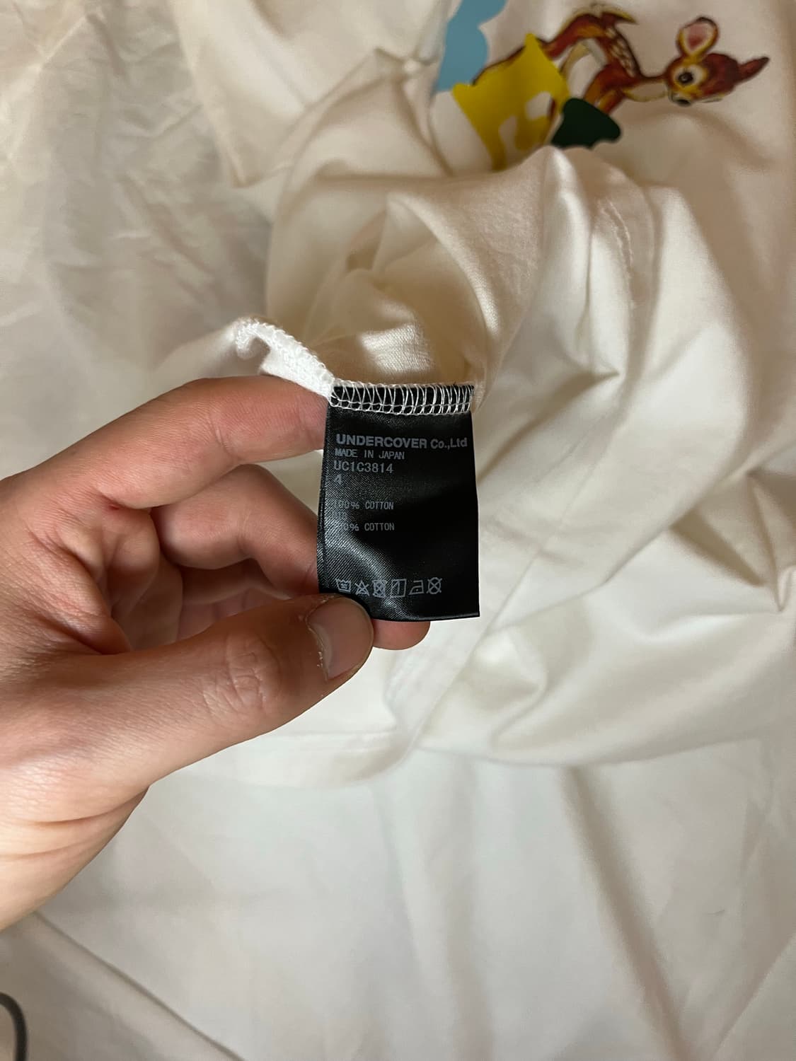 언더커버 “REBEL 밤비” 그래픽 티셔츠 상품이미지3