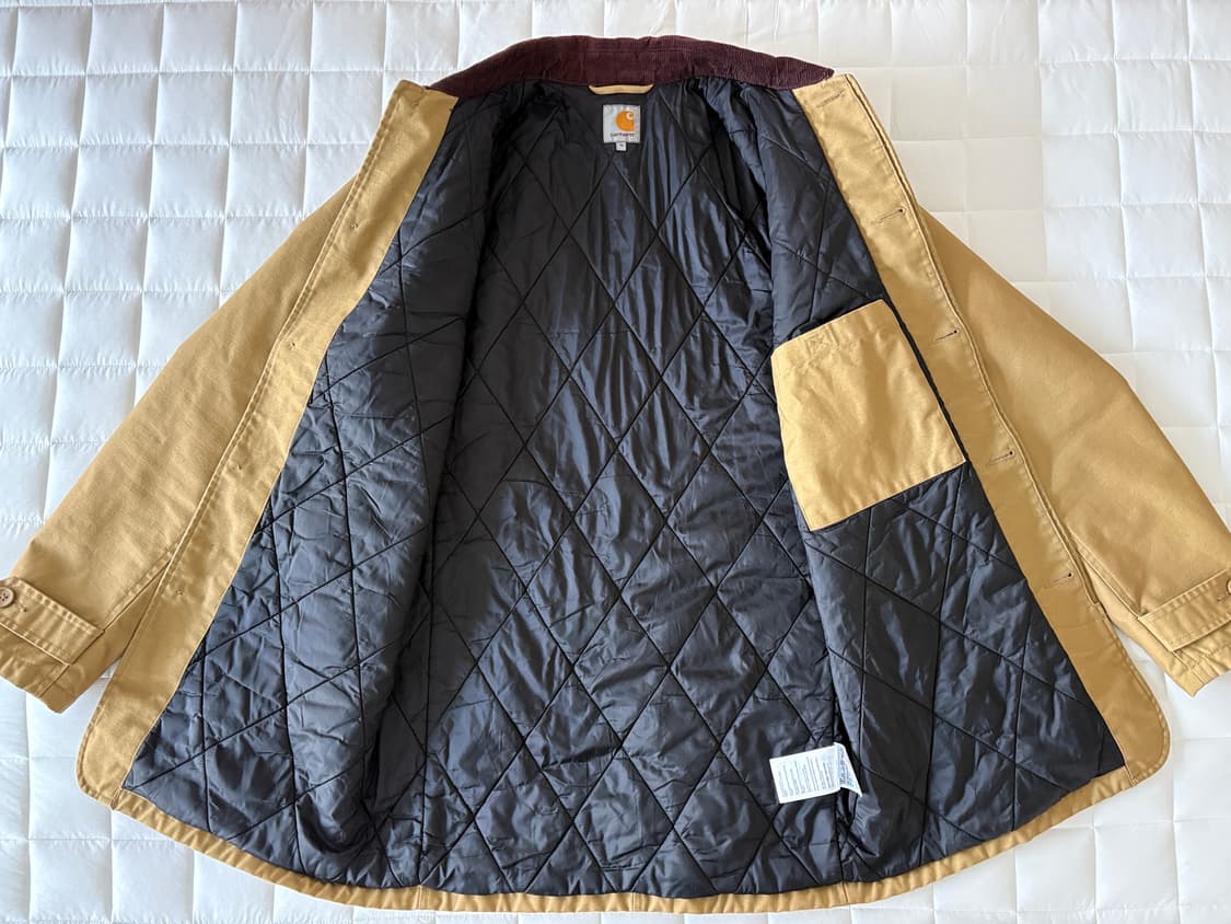 칼하트 해리스 트렌치 코트 M 베이지 상품이미지4