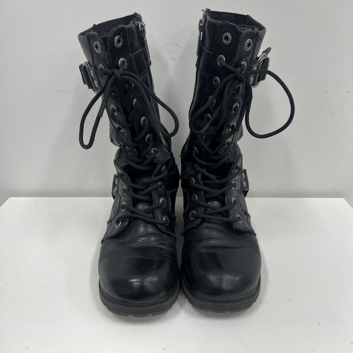 할리데이비슨 에다 10 레이스업 모터사이클 부츠 250 상품이미지2