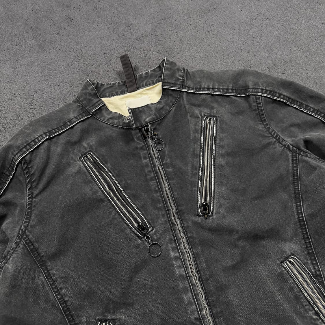 디젤 피그먼트 다이드 라이더 바이커 자라이 상품이미지2