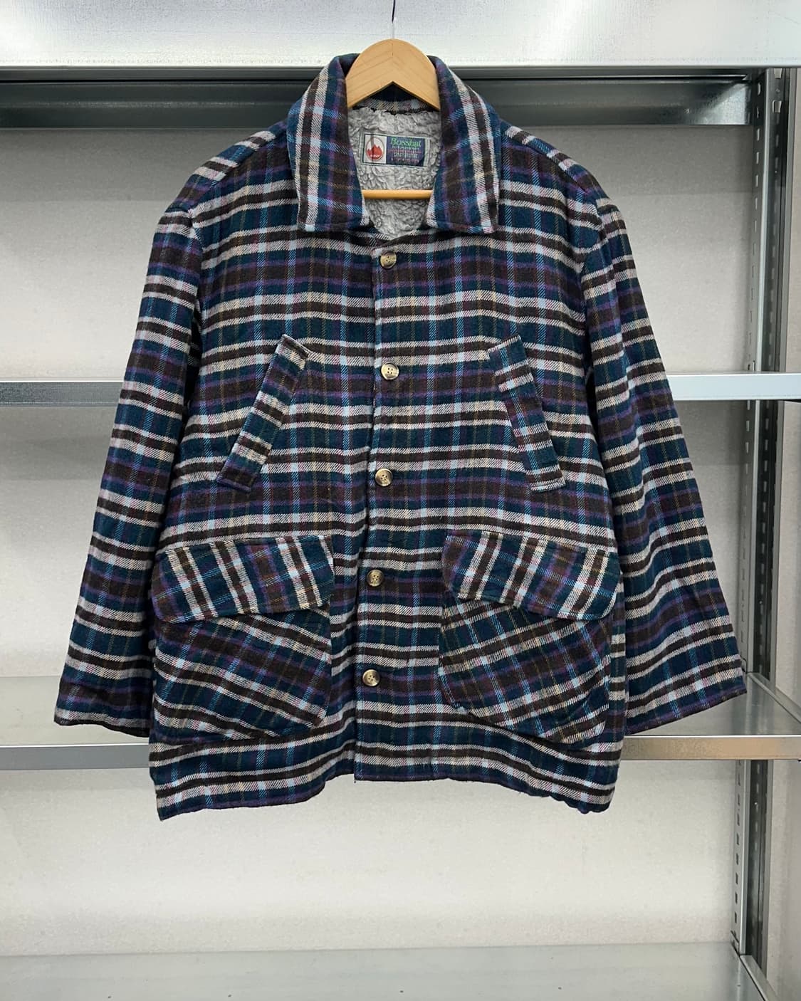 (M)BOSS BAT 체크털점퍼-M1282 상품이미지1