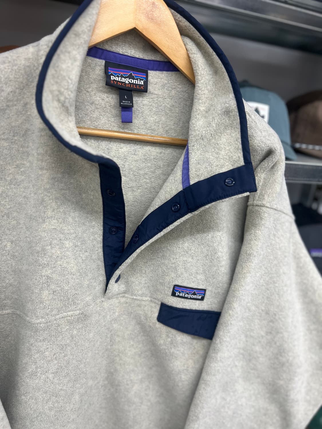 파타고니아 신칠라 헤비웨이트 오트밀 L 상품이미지2