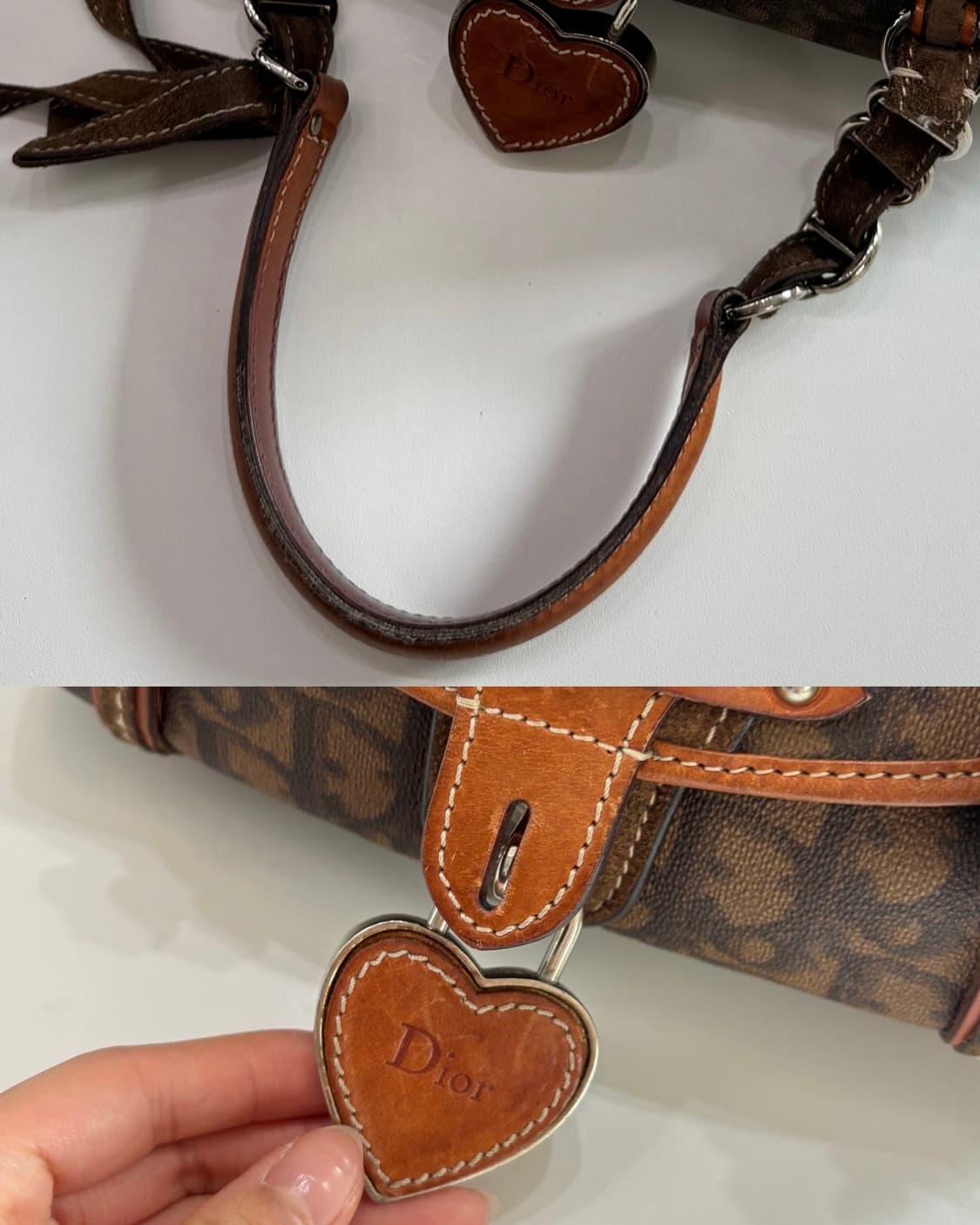 Dior 디올 브라운 오블리크 캔버스 토트백 상품이미지7