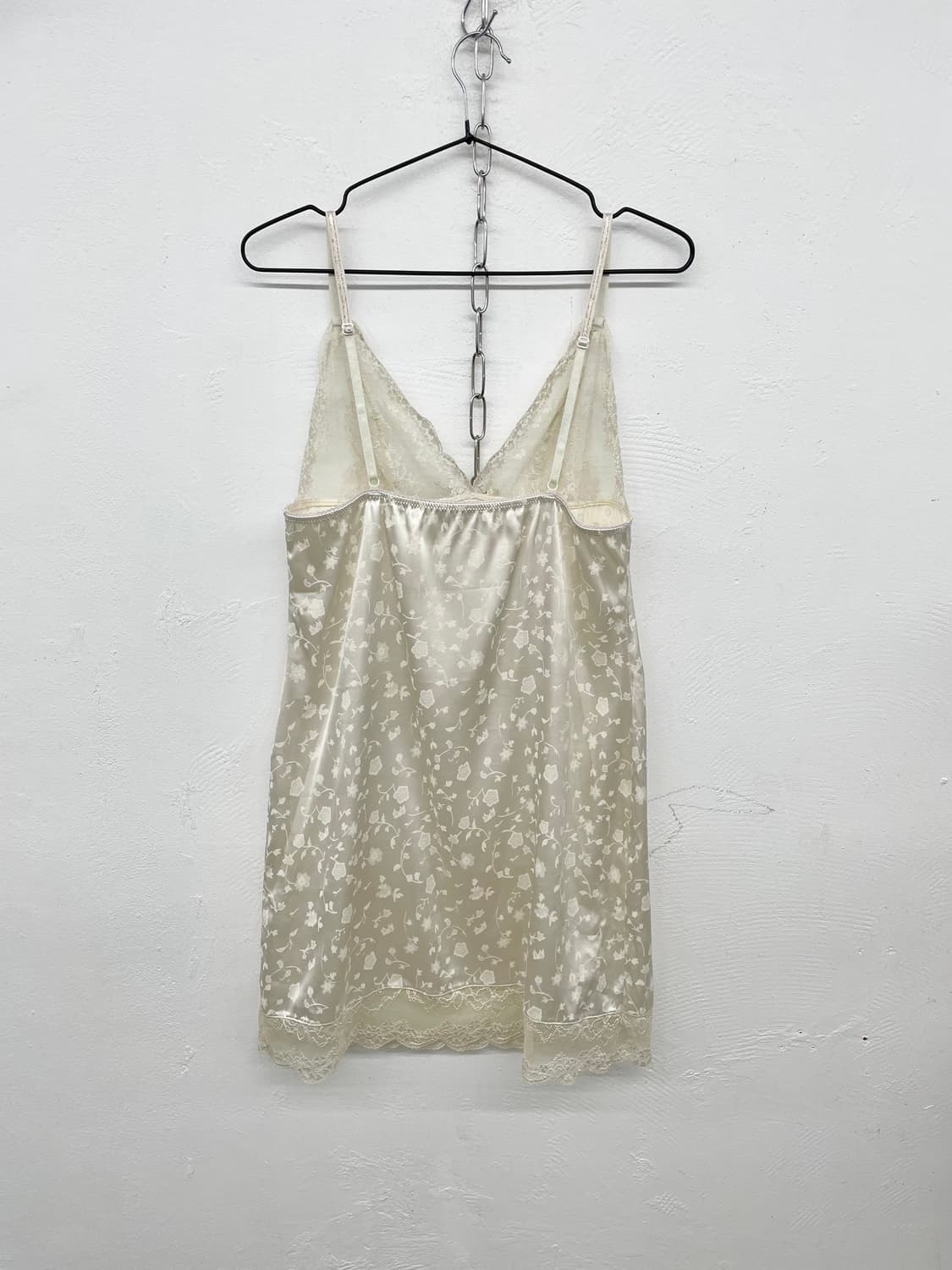 새틴 자카드 레이스 슬립 상품이미지6