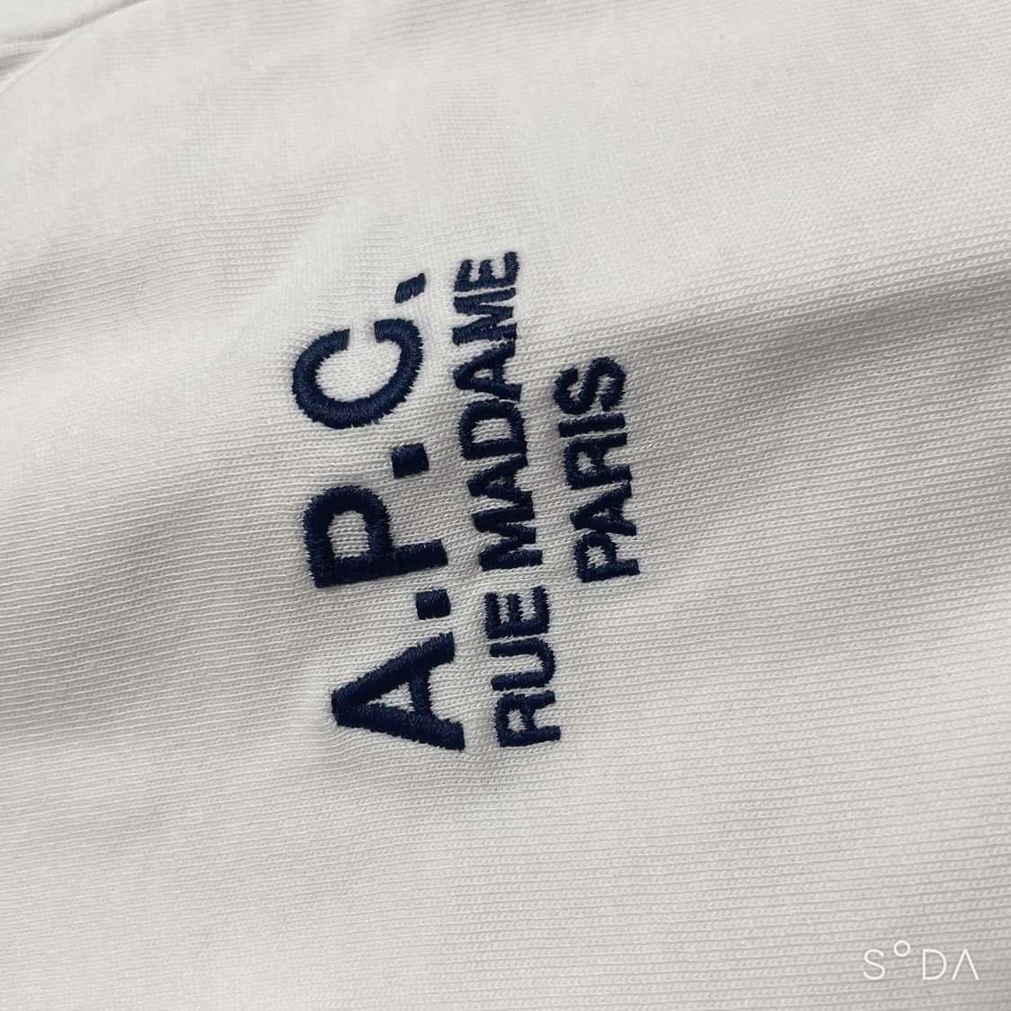 A.P.C. 화이트 긴팔 티셔츠 XS 상품이미지5