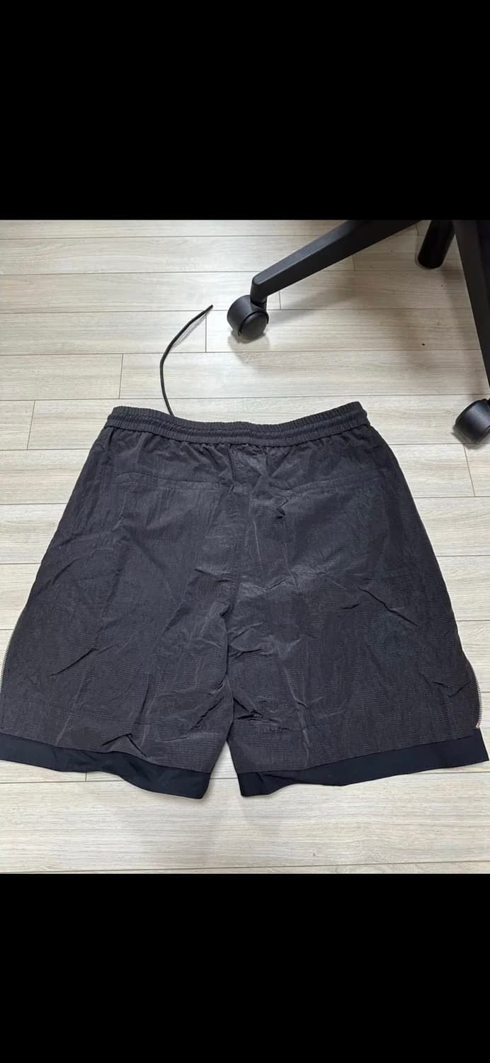 22ss 준지 블랙 나일론 코튼 옆지퍼 팬츠 판매(46) 상품이미지2