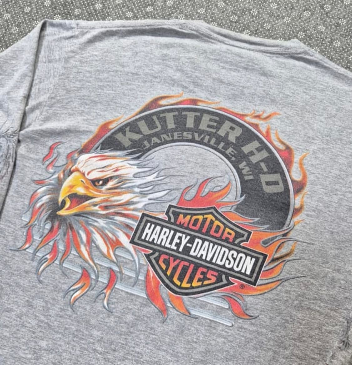 [M]00s Made US Made 할리데이비슨 슬리브 -4 상품이미지4