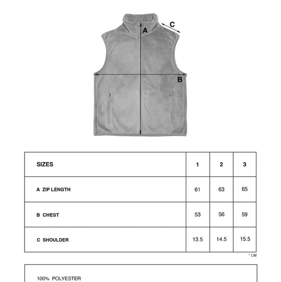 JiCHOI 25-004 FLEECE BOA VEST (MARLIN) 상품이미지3