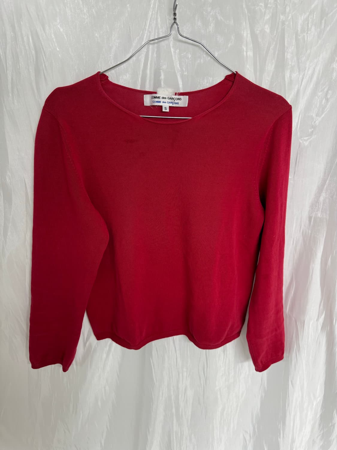 Comme des garcons red knit 상품이미지1