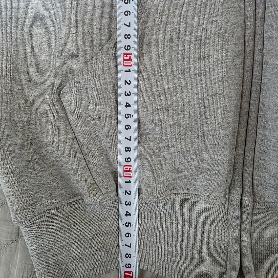 [XL] 90s 러셀 애슬레틱 후드집업 헤더 그레이 ver. 스티칭 상품이미지10