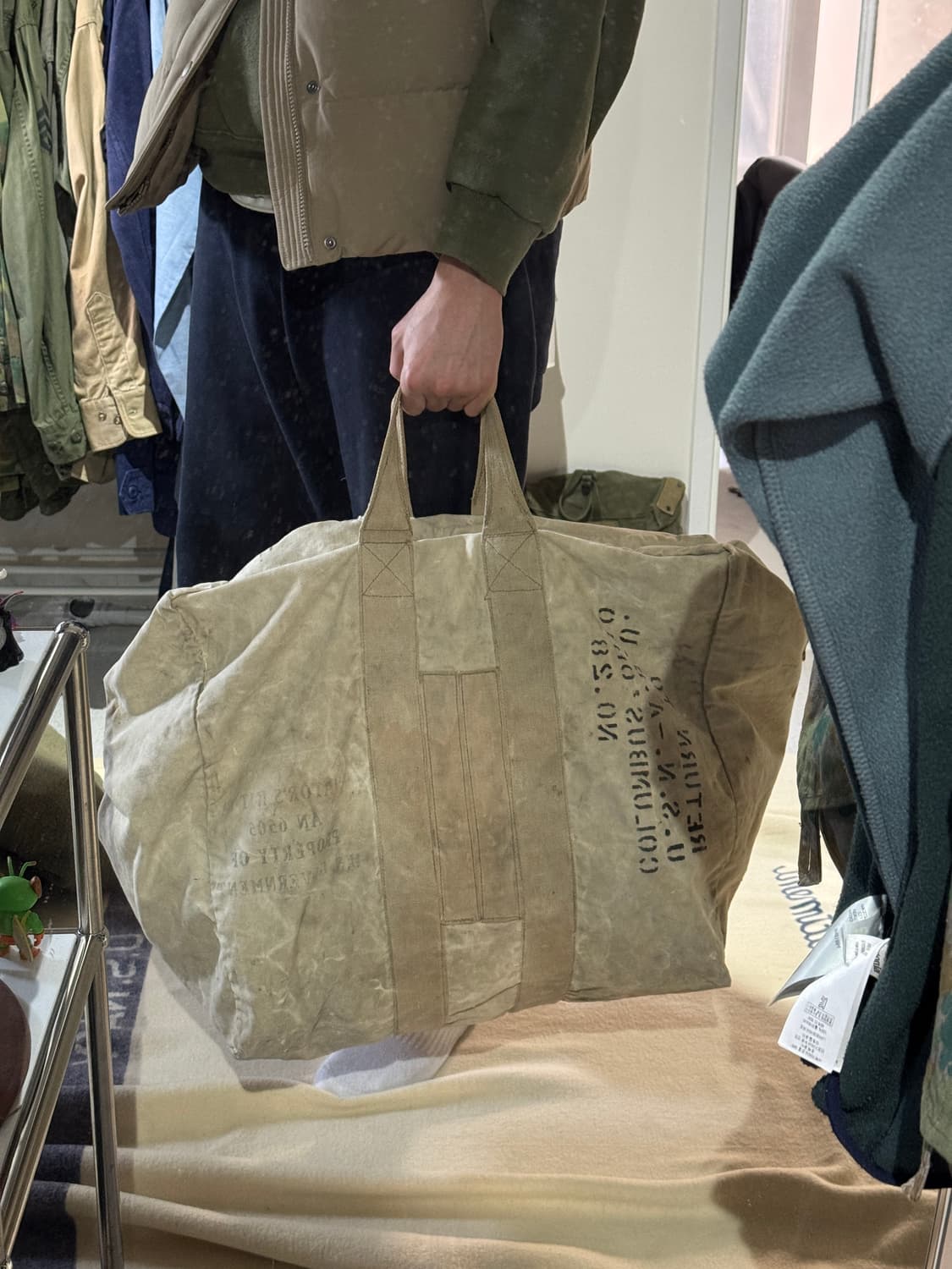 레어* 40s 대전용 USN 에비에이터 킷백 상품이미지10