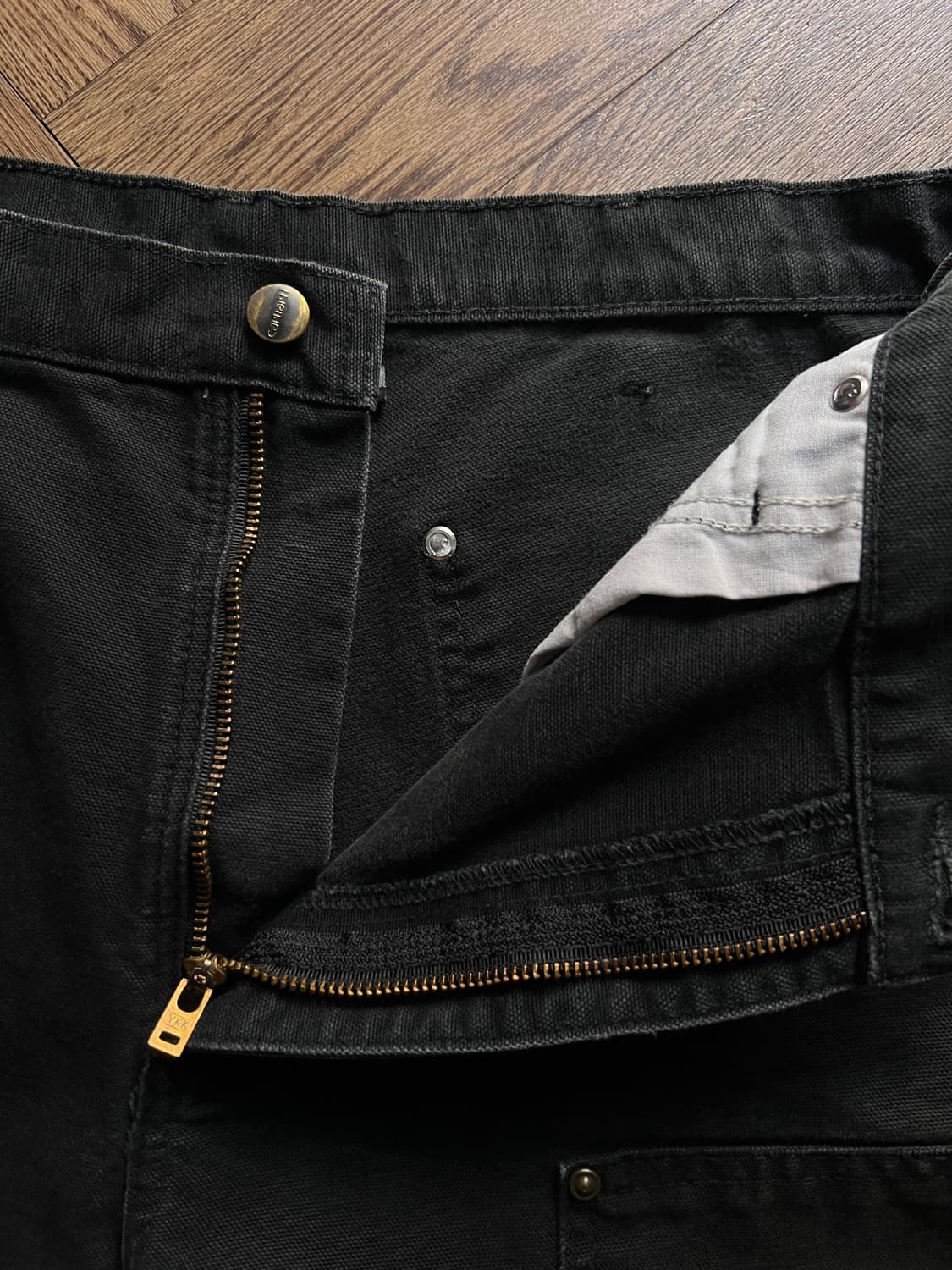 [34]칼하트 USA 블랙 더블니 워크 팬츠 상품이미지3