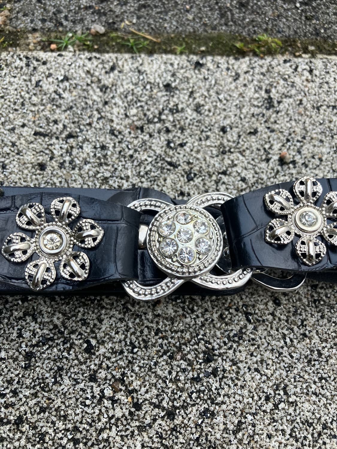 crystal Detail westurn belt  상품이미지5