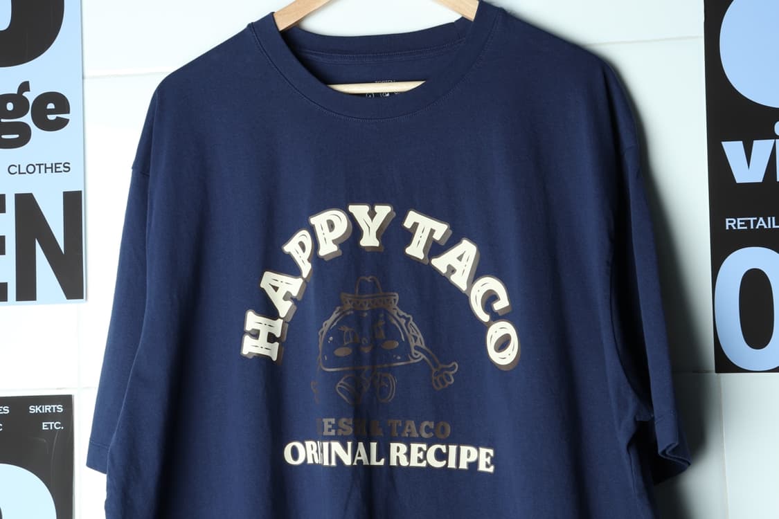 (2XL-4XL) 탑텐 반팔 티셔츠 박시 네이비 USA-H30029 상품이미지3