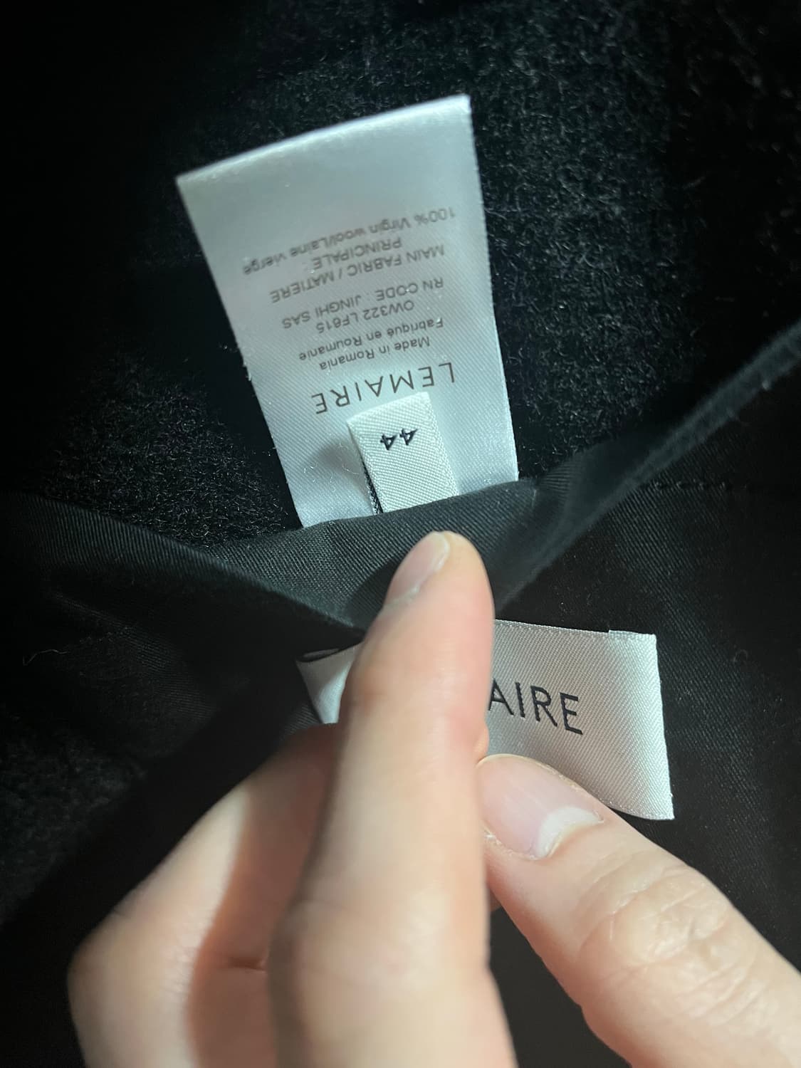 (44)르메르 헌팅자켓 블랙 상품이미지5