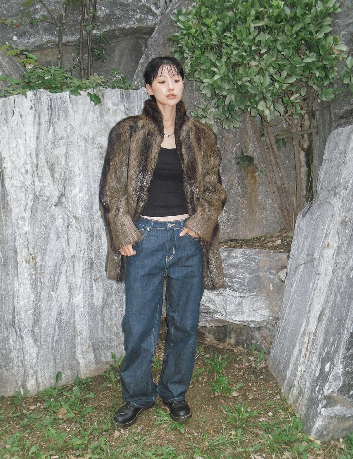 빈티지 헤비 퍼 자켓 상품이미지4