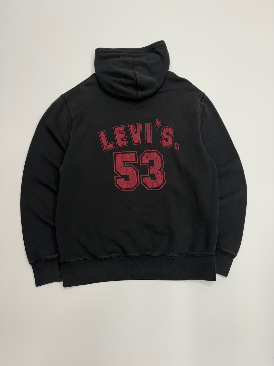 Levis 빈티지 리바이스 블랙 후드 티셔츠 상품이미지1