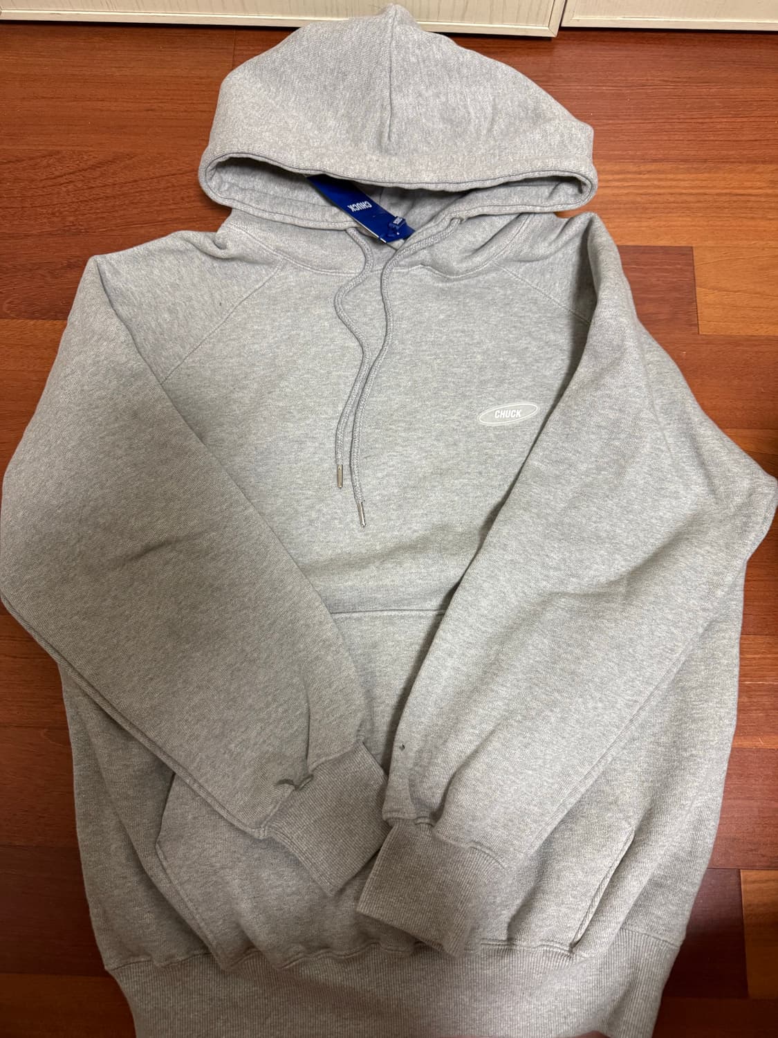 chuck 회색 후드티 S 상품이미지1