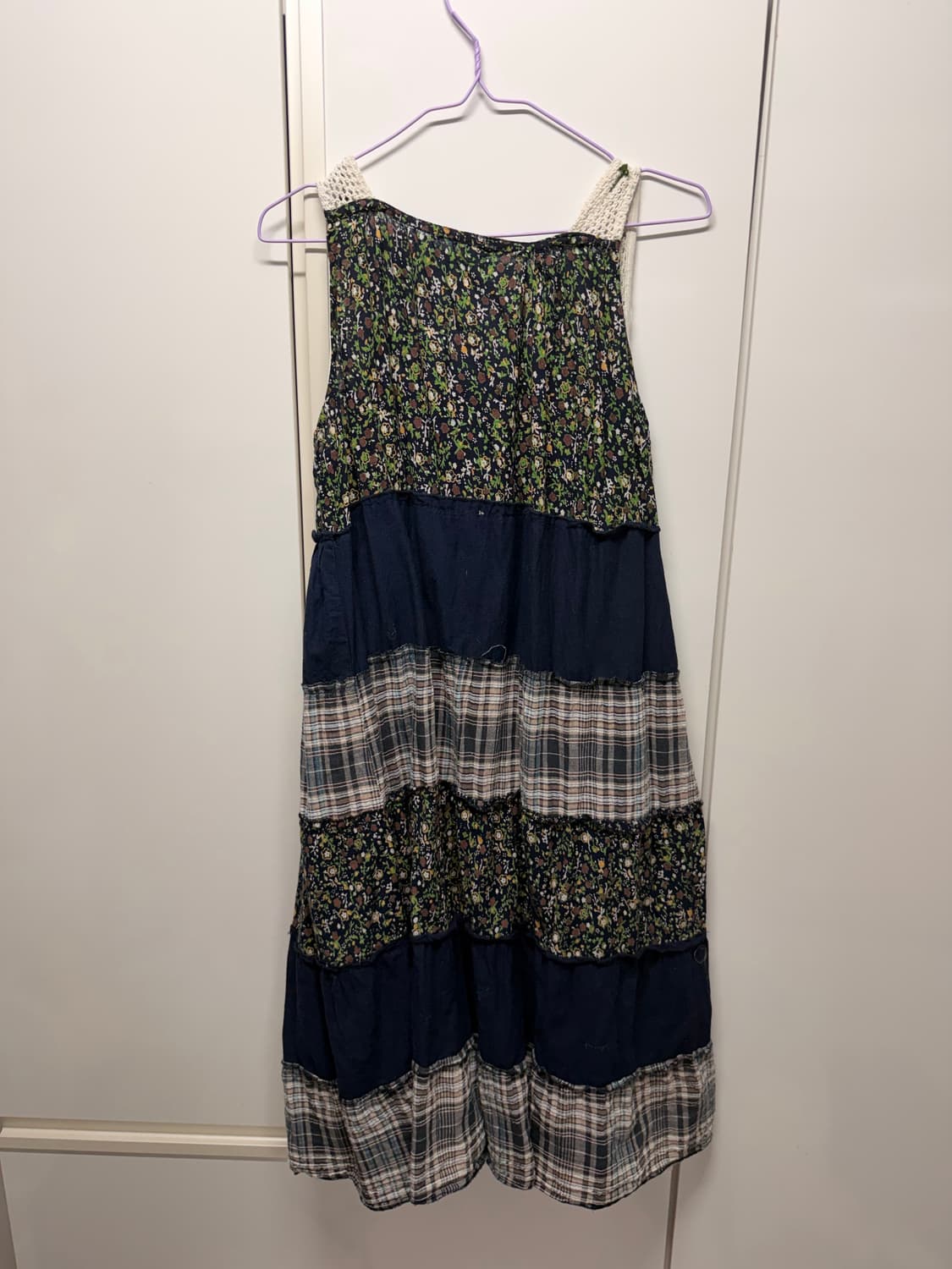 숲속 모리 패치워크 원피스 상품이미지2