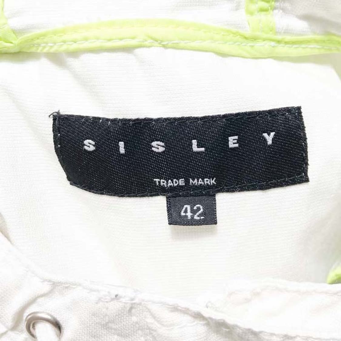 시슬리 여성후드미디자켓 화이트 90  상품이미지4