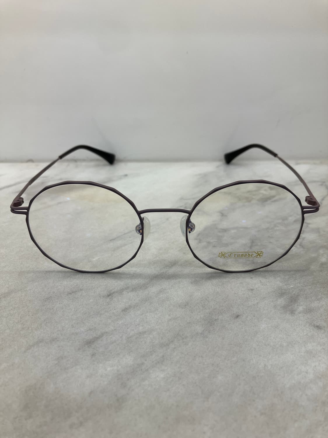 크루세이드 Crusade 연브라운 다각 라운드 메탈테 안경 상품이미지6
